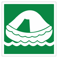 Знак безопасности 4.06 Спасательный плот